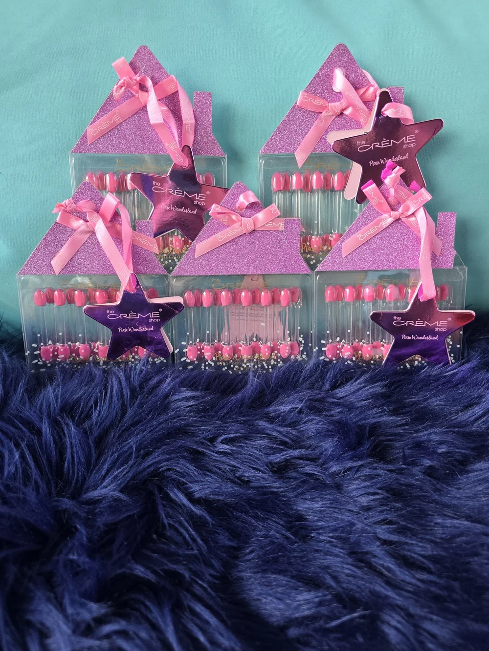 Set Of 5 - The Creme Shop Eyeshadow Applicators - Purple OR Pink